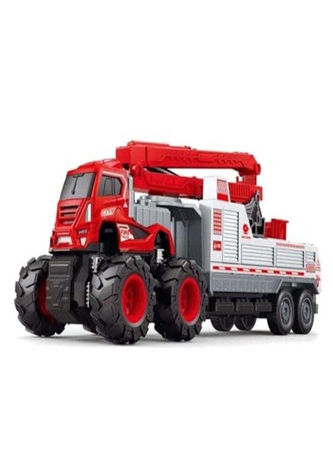 CIRBOX 1:43 Metal Toys Alloy Diecast Truck Set Toy, Diecast Miniature Car Model Best Birthday Gift for Kids (Water & Fire Truck), Multicolor - Image 3